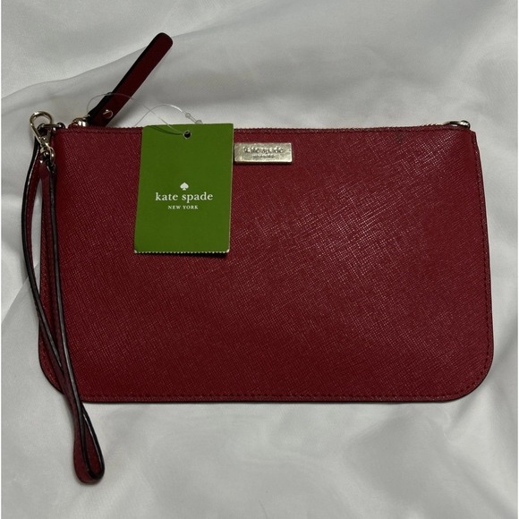kate spade Handbags - Kate‎ Spade Wristlet Wallet Zipper Red New NWT